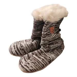 USC College Mid Leg Bootie Slipper Shoe Faux Fur Lined NWOT